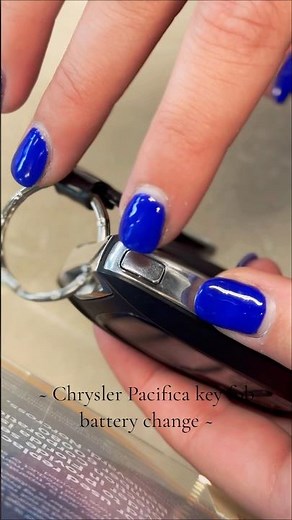 How to change the Battery Chrysler Pacifica Key Fob!! #howto #keybattery https://rockyridgeauto.com