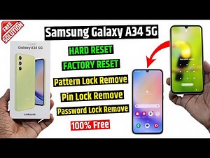 Samsung A34 5g Factory Reset | Samsung A34 5g Hard Reset & Remove Password/ Pin Lock