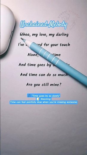 Easy English Karaoke | Unchained Melody (1) – Sing & Learn English