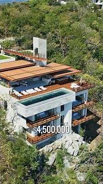 $4,500,000 Cliffside Home in MEXICO! #home #architecture #realestate #mexico