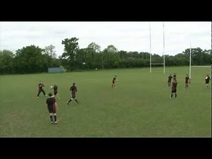 Basic Rubgy Drills - The 2 Man Tunnel Run