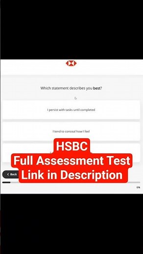 HSBC Value-based Assessment Test With Answers #HSBC #value-based #Assessment #jobinterview #test