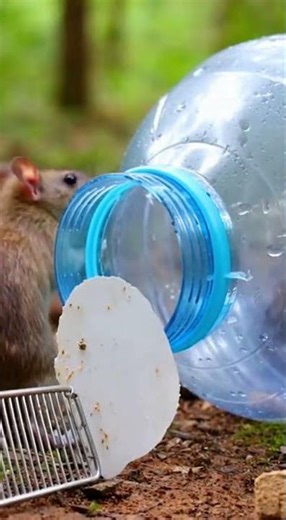 Best mouse trap idea good rat trap plastic quick setup for pest control #pestcontrol #rattrap #diy