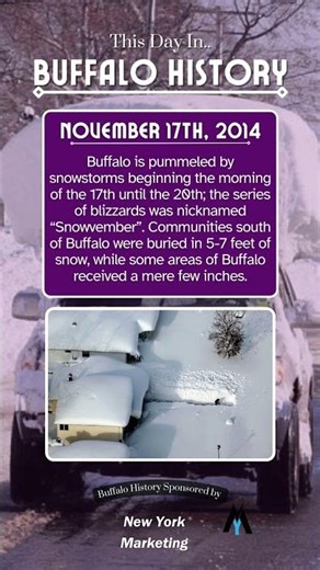 On This Day In 2014, Buffalo is pummeled by snowstorms