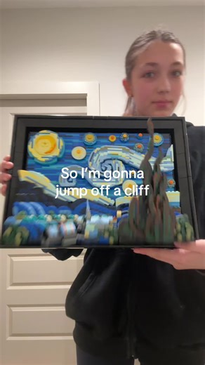 Goodbye to starry night | shattered into a million pieces btw #lego #crying #viral #foryoupage #xyzbca