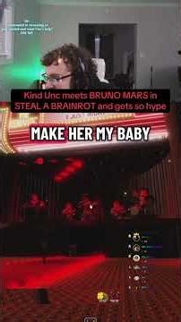 Kind Unc cannot believe Bruno Mars is in steal a brainrot #roblox #stealabrainrot #brunomars