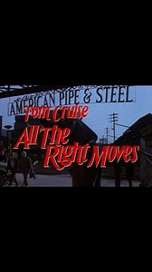 Here’s the trailer for the Tom Cruise high school football classic ALL THE RIGHT MOVES! #alltherightmoves #tomcruise #football #superbowl | VHSRevolution