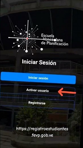 USER ACTIVATION: The Venezuelan School of Planning has updated its technological platform.