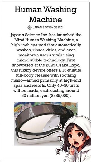 Japan Made a Human Washing Machine!
