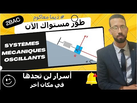 Exercices Systèmes mécaniques oscillants s3 – 2BAC s4 (pendule élastique incliné) mécanique