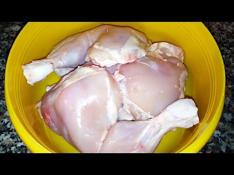 How to clean chicken legs before cooking