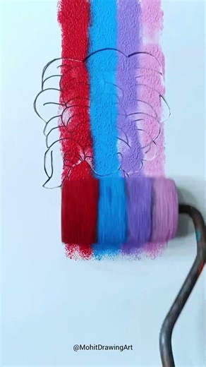 Poppy Playtime Lilly love braids hair rainbow color #poppyplaytime #shorts