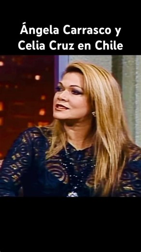 ÁNGELA CARRASCO Y CELIA CRUZ EN CHILE 1997