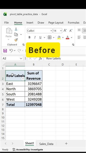 Pivot Table Slicer in Excel 😳 Filter Data with Buttons | Easy Excel Trick Telugu