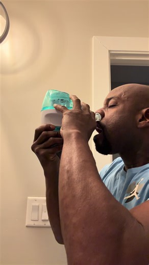 I was too congested today! So I had to crank up my Navage Nasal Care 😂. Try it out, it works. Don't mind my faces; it wasn't that bad 😅. #NavageNasalCare https://amzn.to/4sn4Kkv