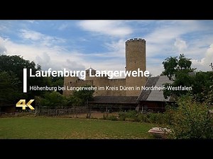 4K 60 - Laufenburg Höhenburg bei Langerwehe Kreis Düren Aachen Castle Germany Hiking CINEMATIC
