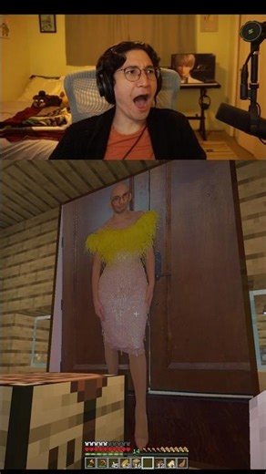 A VIEWER PUT ME INTO MINECRAFT