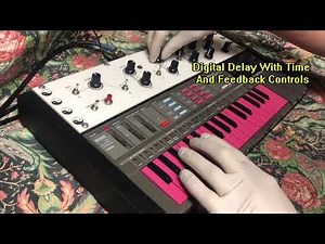 Circuit Bent Casio PT-82 Retro DIY Synthesizer