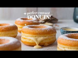 How to Make Perfect Custard Donuts at Home Easy Recipe Tutorial