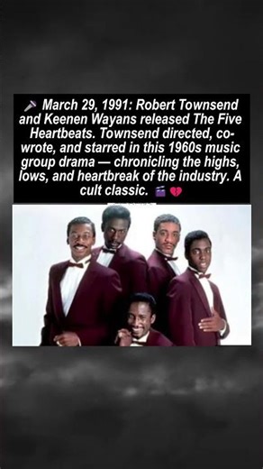 The Five Heartbeats — March 29, 1991 #thefiveheartbeats