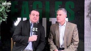 🎥 Head Coach Chris Creighton talks all things Signing Day 2.0 after #EMUFB added nine members to #GangGreen19 on #NSD19! Full video ➡️ https://bit.ly/2GdUxDi #NSD19 | #GangGreen19 | #EMUEagles | EMU Football