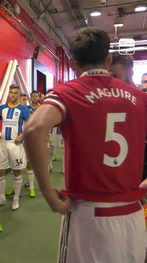 David de Gea had to remind Harry Maguire which side of the tunnel to stand on at Old Trafford 😅