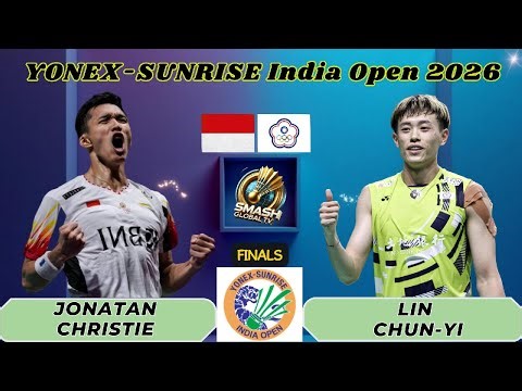 J.CHRISTIE vs LIN C.Y | Final MS | India Open 2026
