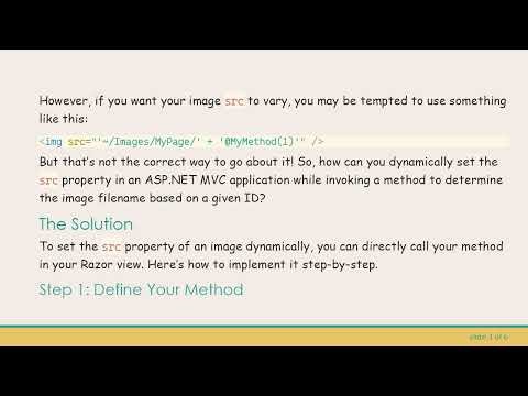 Dynamically Setting src Property of img in ASP.NET MVC