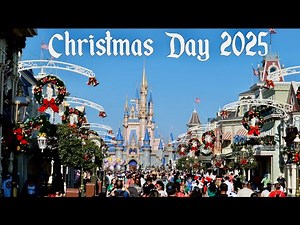 Christmas Day 2025 at Magic Kingdom - Crowds & Wait Times | Walt Disney World December 25th 2025