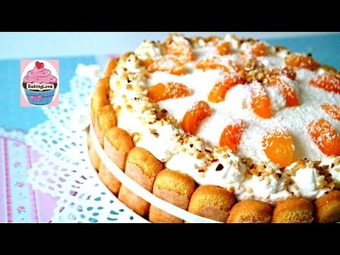 Fruchtige Quark-Sahne Torte mit Aprikosen / Sahnetorte / sehr lecker