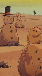 Playing in the Desert Snow Snoopy Happy Holiday #shorts | Snoopy Lover