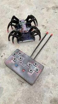 🕷️ How to Make a 4x4 Spider Robot at Home | DIY Robot Upgrade #experiment