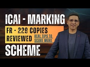 CA Final FR - ICAI Marking Insights - Score More with same effort!