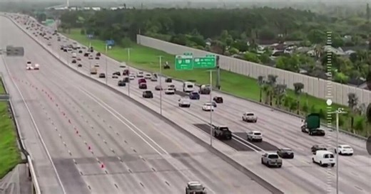 Southbound Florida Turnpike lanes closed south of Kendall due to crash
