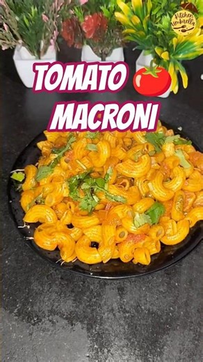 TOMATO MACRONI RECIPE 🍅desi style macroni #family #food #creative #cooking #foodie #ytshorts#ytshort