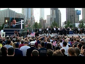 President Obama Attends 9/11 Memorial Service in NYC