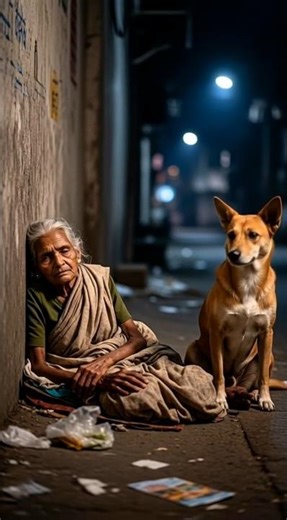 💔 The Poor Old Woman's Only Friend 🐕 🥲 | Emotional ai short Story.. #shorts #trending #viral