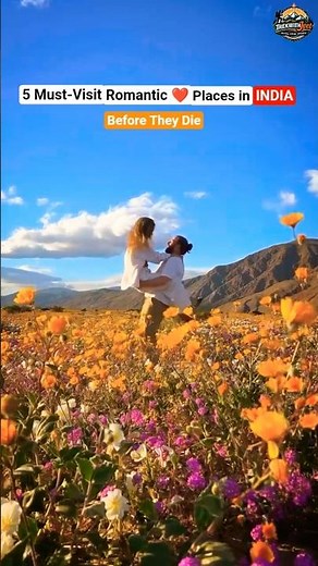 Top 5 Romantic Places to Visit in India 💖l Best Couple Destinations 🇮🇳l#shorts