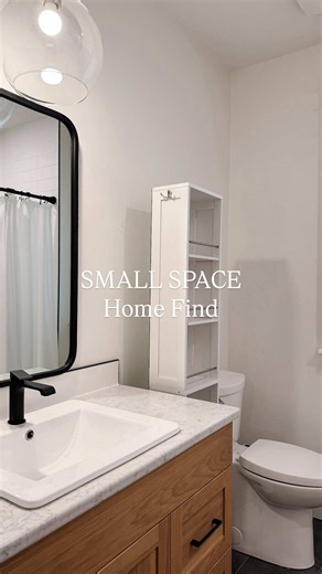 Small Space Home Find. Linked in my Amazon Shop under SMALL SPACES. AMAZON home find for small spaces, this rotating storage cabinet is perfect if you are short on space, it has a full length mirror, slim space saving design, towel hooks and lots of room for all your bathroom essentials. #amazonhome #homehacks #smallspaces #amazongadgets #smallspacesolutions @amazon CommisionsEarned