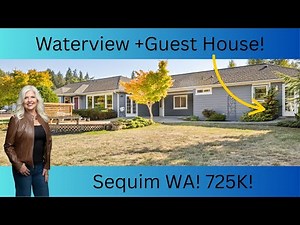 Multi-Generational Water View Home with ADU for Sale in Sequim WA |