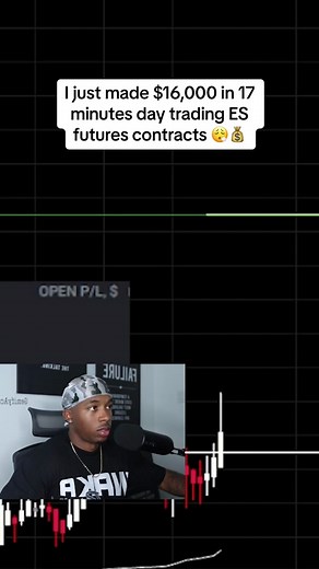 I just made $16,000 in 17 minutes day trading ES futures contracts 😮‍💨💰