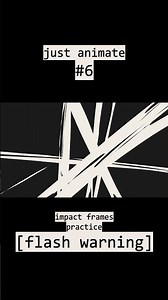 impact frames practice #krita #animation