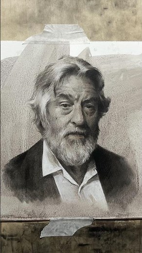 Charcoal Portrait |✍️drawing Classical sketch technique #sketch #charcoal #charcoaldrawing #portrait