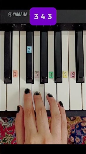 Amélie – Comptine d’un autre été | Easy Piano Tutorial #shorts