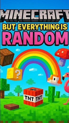 Minecraft But Everything Is Random 🤯 #shorts #viral #sehar #gaming #minecraft