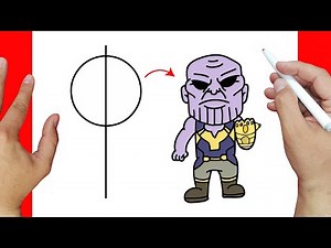 HOW TO DRAW THANOS