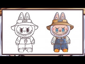 How To Draw Labubu in Step By Step