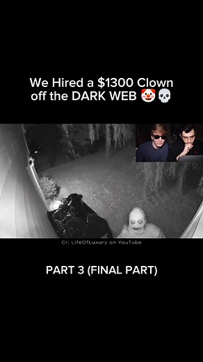 We Hired a $1300 Clown off the DARK WEB 🤡💀 | PART 3 #lifeofluxury #scary #clown #fyp #usa #viral