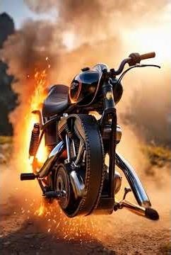 Cycle se Harley Davidson 🔥 5 Sec Mein Beast Bike Transformation | #Shorts