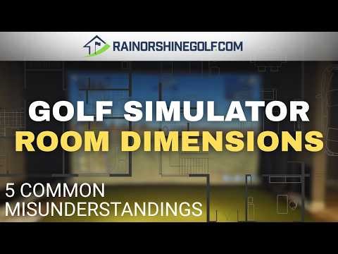 Golf Simulator Room Size Myths (What You ACTUALLY Need)